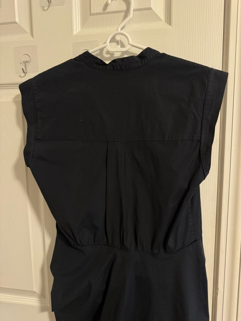VERONICA BEARD Ruched Shirt Dress 8 - Picture 10 of 13